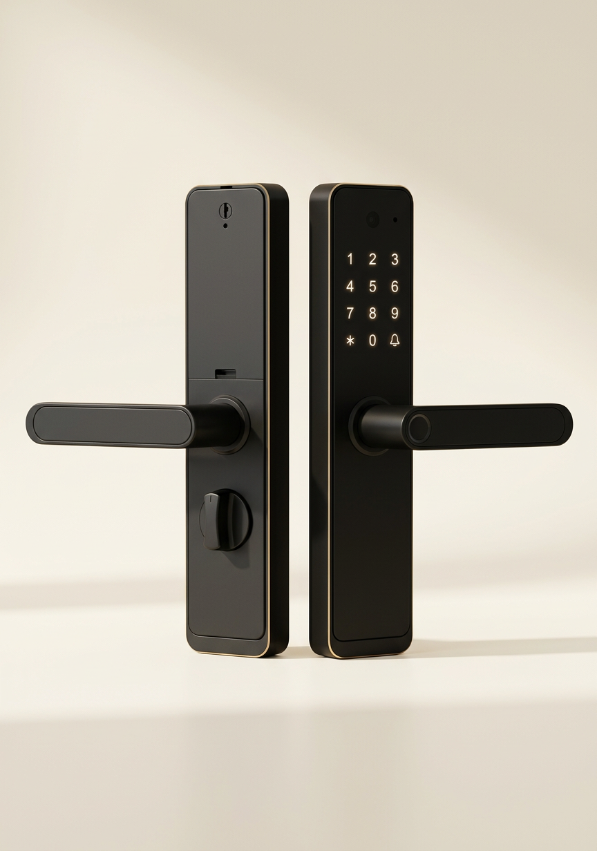 Serrure intelligente GMB S100, béquet compact pour appartement